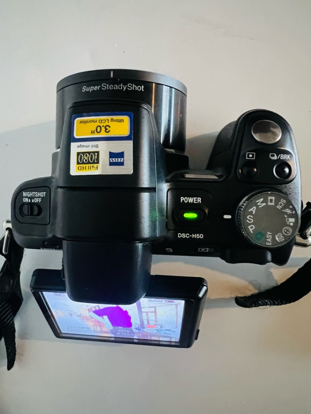 Sony CyberShot DSC-H50 9.1MPDigital Camera 15X Optical Zoom Lens Conditions Work - Picture 6 of 14